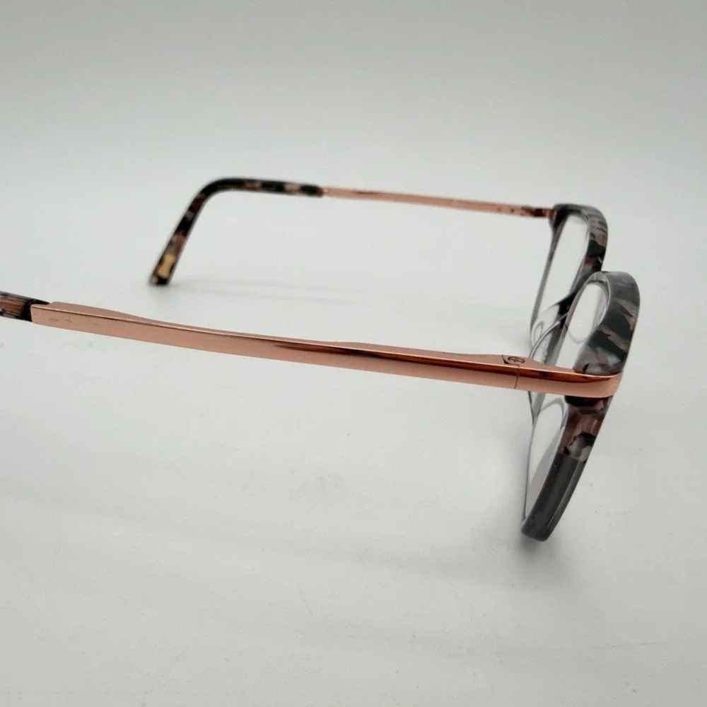 Ted Baker TFW003 GRY Women's Eyeglass Frames Tortoise Rose Gold 50□14
